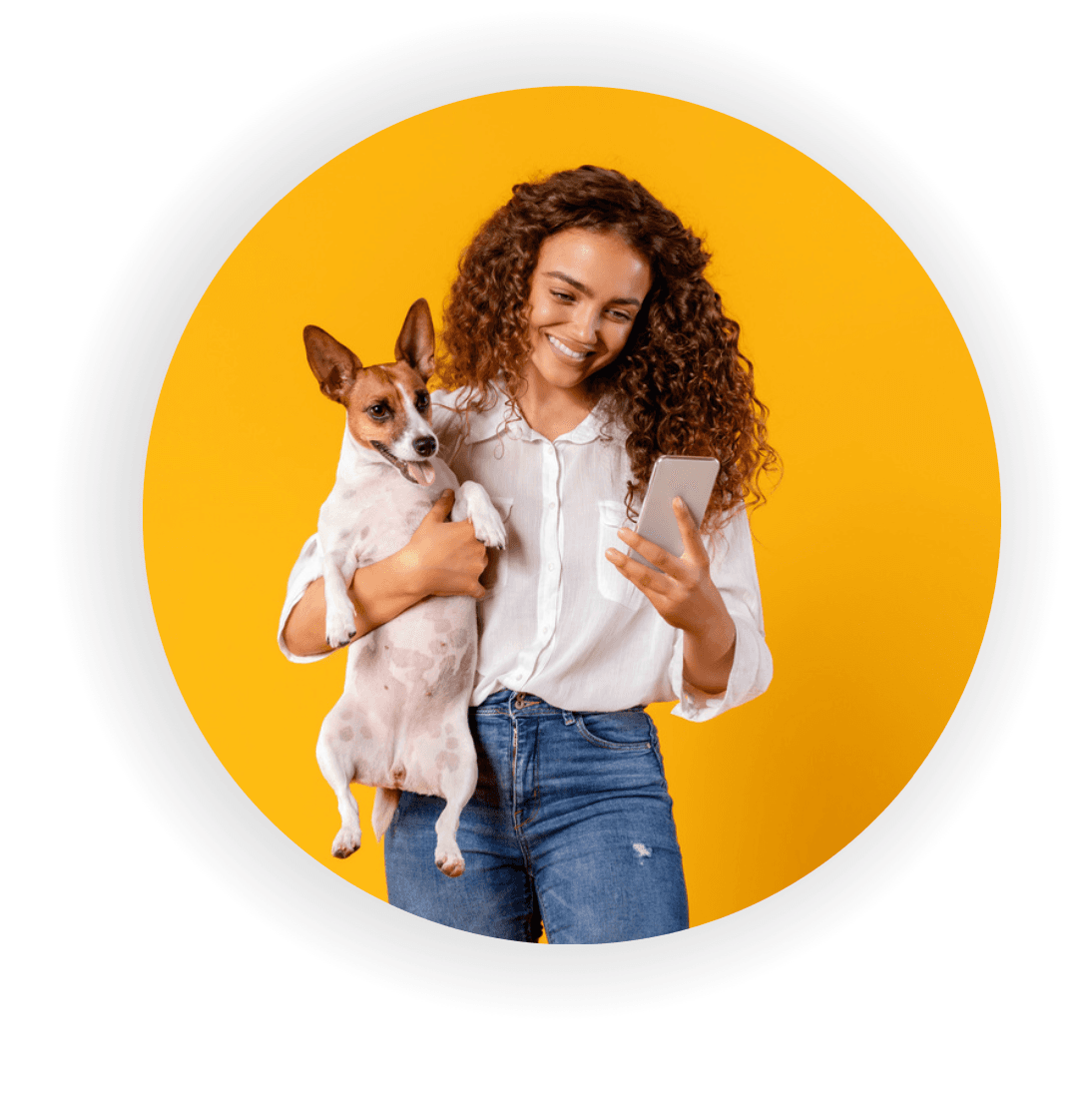 A pet parent with their beloved companion